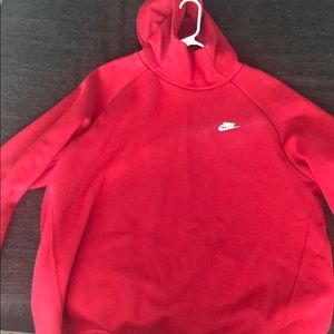 Nike red hoodie